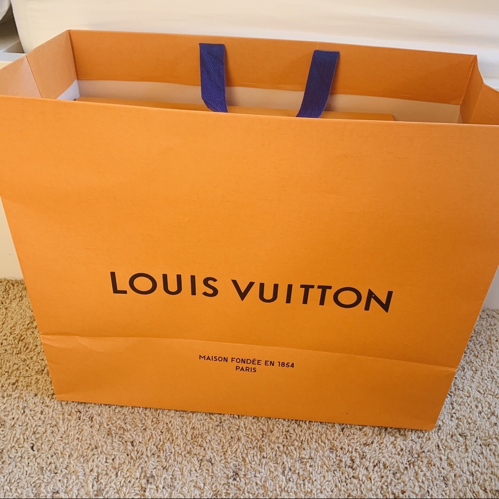 Louis Vuitton gift box, gift bag and dust bag